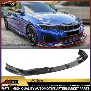 2092022 BMW G20 M340i 330i AC 스타일 카본 파이버 프론트 범퍼 립 스플리터