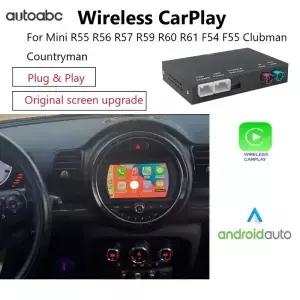 BMW 미니 R55 R56 R57 R58 R59 R60 R6 F54 F55 클럽맨 컨트리맨 하드탑 존 쿠퍼용 무선 카플레이