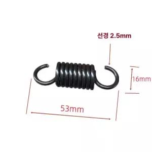 망간강 인장스프링 후크형 강력한 직경 고장력 코일 고리형 부속 고강도 산업용