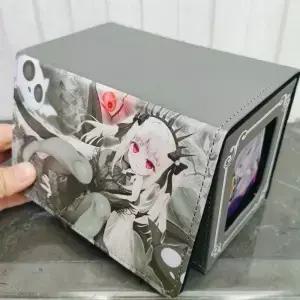 유희왕 아바오 아쿠 라이트리스 섀도우 피규어 덱 박스 유기오 TCG OCG PTCG 트레이딩 카드 가죽 보관함 팬