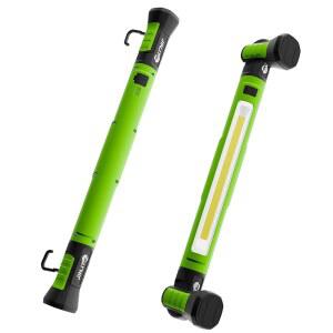 진라이트 마그네틱 작업등 - 3000LM 충전식 LED 바 차고 작업장 차량 점검용 후드 정비등 아래 5200MAH (그린색 1팩)