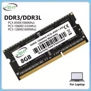 DDR3 노트북 메모리 램 PC3 5V 35V 066 333 600Mhz 8500 0600 2800 204 핀 SOM 2GB