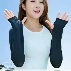유니 쿨링 팔토시 자외선 차단 팔 커버 (사이클링 러닝 운전용)