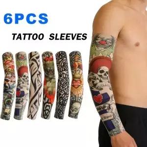 6Pcs 유니 여름용 태양 보호 슬리브 통기성 원활한 파티 사이클링 개인화