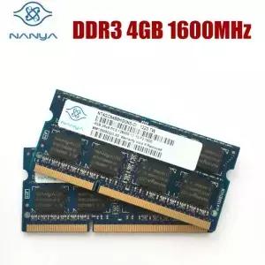 NANYA 4GB 2RX8 PC3 0600S 2800S DDR3 333 600Mhz 4G 노트북 메모리 모듈 SOM RAM