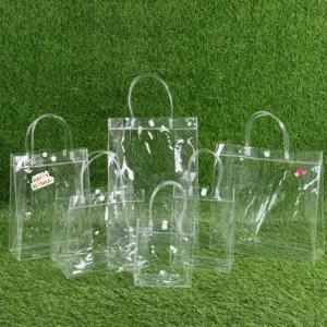 PVC 선물 쇼핑 투명 구디백 보틀형1호 미니 젤리 답례품 와인 비닐 간식