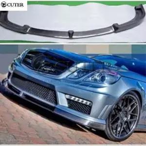 메르세데스 벤츠 W22 E350 E300 E63 AMG 범퍼 차체 키트 03용 카본 파이버 프론트 립 스플리터