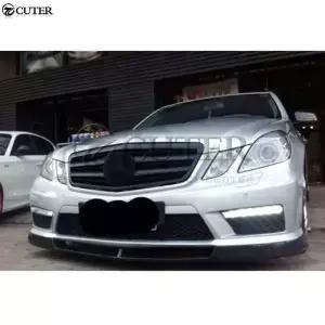 벤츠 W22 E350 E300 E63 AMG 범퍼 차체 키트 03용 핫셀 카본 파이버 프론트 립 스플리터