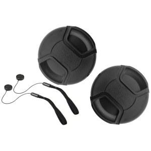 55mm Lens Cap Cover Compatible with Canon RF-S 18-150mm F3.5-6.3 is STM on EOS R7 R10EF-M f /3.5-6.3 STMRF-S 55-210mm F5-7.1 STMEF-M 11-22mm /4-5.6 STMHUIPUXIANG [2 Pack]