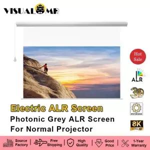 전동식 20인치 프로젝터 스크린 벽걸이 천장형 광자 회색 ALR 일반 4K 프로젝션