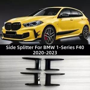 BMW 시리즈 F40 8i M35i 28ti 20d 20202023용 프론트 범퍼 사이드 스플리터 바디킷 튜닝 스타일링 액세서리