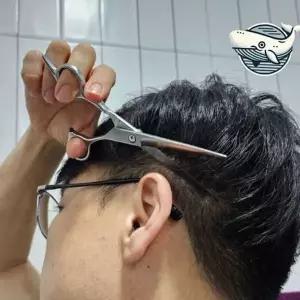 전문가용 미용 이발 가위 셀프 이발 가위 스테인리스 앞머리 가정용
