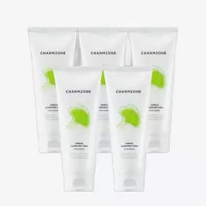 참존 징코 내츄럴 클렌징폼 저자극 페이셜 워시 세안제 200ml 5개