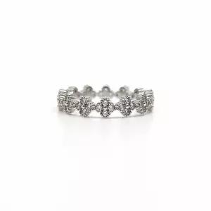 925Silver 클로버 올큐빅 반지 OPHER1954