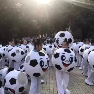 축구공 마스코트 코스프레 탈인형 단체 행사복 의상 코스튬