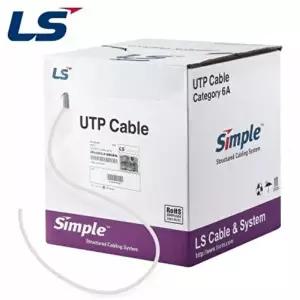 LS전선 CAT.6A Ultra Super Slim USS 케이블 300m (단선/화이트) UTP-A-C6G-E1VL-M 4P WH-WD6A6D7