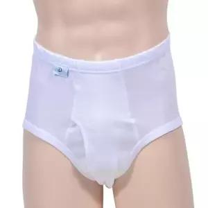 할아버지 아버지 남성 소변구 백색삼각팬티 (WB6B281)