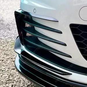 폭스 바겐 골프 7 MK7 GTI 2012-2017 앞 범퍼 사이드 에어 벤트 트림 글로스 블랙 흡기 프레임 그릴