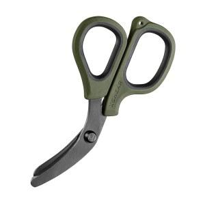 XSHEAR 미니 6인치 외상 및 간호사용 가위. 면도날처럼 날카롭고 컴팩트한 가위로 응급실 의사 중환자실 상처 관리 붕대 (올리브 드랩 그린)에 적합합니다