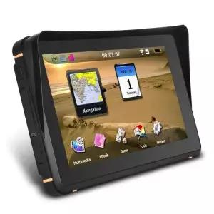 7인치 차량용 GPS 네비게이션 256M+8GB 오토바이 햇빛 가리개 방수 네비게이터 포함