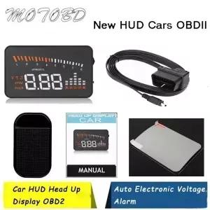 자동차 수온 속도계 HUD 디스플레이 헤드업 전자 X5 OBD2 3 인치 신제품