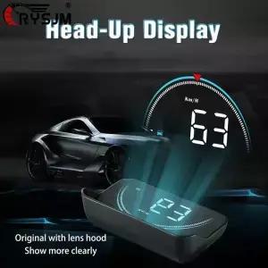M8 OBD2 HUD 자동차 헤드 업 디스플레이 차량 속도계 전압계 앞유리 과속 경보 전자 액세서리