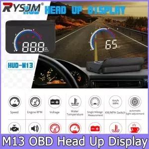 윈드실드 프로젝터 3 헤드업 디스플레이 OBD2 HUD (KMH 속도 RPM 수온 전압 연료 소비량 표시)