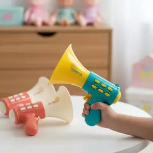 캐스비 미니확성기 3종세트 어린이 확성기 멜로디 녹음기능 음성변조 마이크 휴대용 장난감