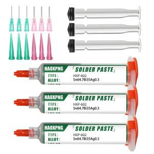 무연 납땜 페이스트 35g, 151 ° C303.8 F, 솔더 청소하지 않고도 LED 패치 수리, 3PC5PC