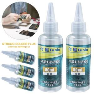 스테인리스 스틸 플럭스 배터리 전극 납땜, 빠른 수리, 강력한 액체, 30ml, 80ml