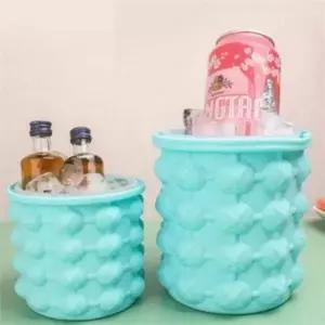 [콩심팥심]접이식 실리콘 아이스 버킷 캠핑용 아이스 버킷 휴대용 바베큐
