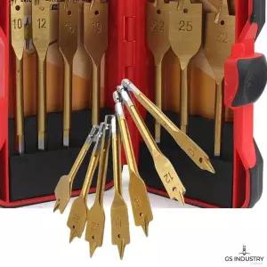 [골드스마일]휴대용케이스 티타늄코팅 목공용 드릴날 7pcs 세트