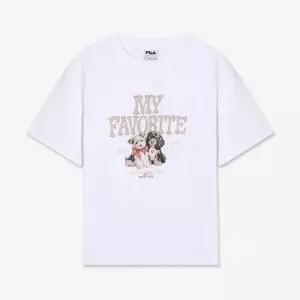 [휠라]마이티셔츠 여성 오버핏 FS262RS01F021191