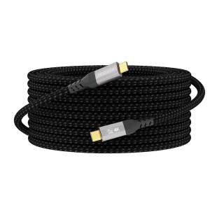 HOTUTUKI 16.5FT / 5m usbc to 케이블 Thunderbolt 4/3 20Gbps 고속 데이터 전송 100W PD 충전 4K@60Hz 비디오 모니터 디스플레이 코드 SSD용 USB 3.2세대