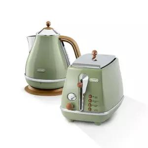 드롱기 토스터기 CTO2003 빈티지 아이코나 olive