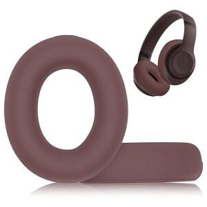 Beats Studio Pro 헤드폰 실리콘 케이스 액세서리 워셔블 및 땀 방지 이어 패드용 Adhiper 스웨트 커버 - 브라운