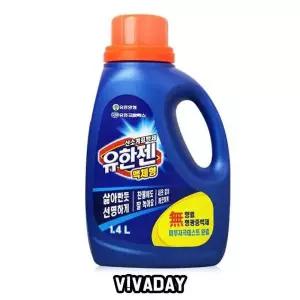 [골드스마일]액체형 산소계표백제 유한젠 1.4L 세탁세제 액상세제 표백제