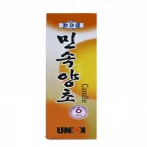 [골드스마일]민속양초 6P 기도초 불교 명상용품 가정용 초