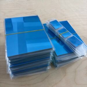16개 50X65X2mm 광학 전면 반사경 거울 맞춤 주문