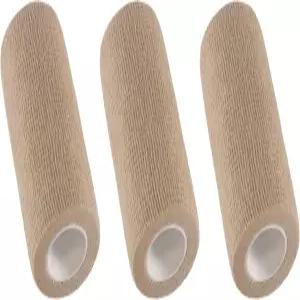 인디고케이스 3롤 셀프 접착 붕대 랩 4인치 피부색 탄력 운동 테이프 수의사 손목 말 너클 무릎 반려동물용