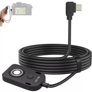 소니 호환 카메라 RC301형 c USB a7m5/A7CII/A7CR 셔터 릴리스 케이블 A6700/ZVE1/ZVE10 II