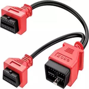 Autel 오리지널 OBD2 스플리터 16핀 II 연장 남성 1배에서 여성 케이블 어댑터 OBDII 코드 1FT/30CM