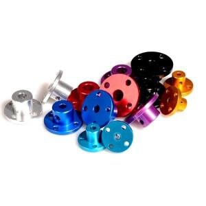 1개 색상 알루미늄 합금 플랜지 커플링 3mm4mm5mm6mm8mm 모터 베어링 시트 가이드 샤프트 커플러 DIY용