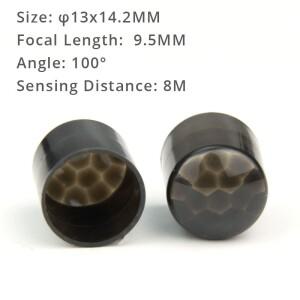 5PCS 블랙 HDPE 고감도 프레넬 렌즈 감지 거리 8m 적외선 PIR 인체 센서