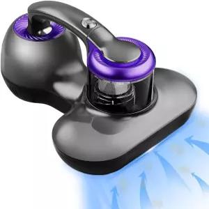 허스벤 매트리스 진공청소기 휴대용 UV 침대 16KPa 및 분당 12800회 진동 업그레이드로 베개 천 소파 카펫
