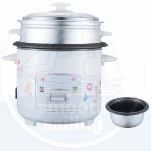 220V 1.5L 전기 밥솥 2단 논스틱 다기능 소형 조리 냄비 (싱글)