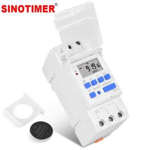 SINOTIMER 브랜드 전자 주간 7 일 프로그래밍 가능 디지털 타임 스위치 릴레이 타이머 제어, AC 220V 16A D