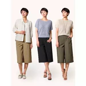 [Elegance Madam]데일리 쿨 터치 팬츠 3종 세트 KYU2SL01_P428074149