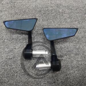 바이크 오토바이 핸들 눈부심 방지 블루 미러 로드 엔드 For Aprilia RS660 2021