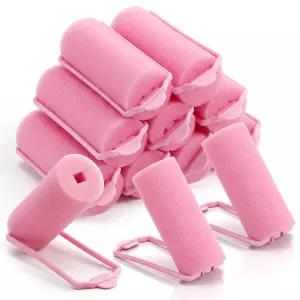 여성용 헤어용 40PCS 스펀지 롤러 짧은 긴 머리용 무열 컬링기 수면용 폼